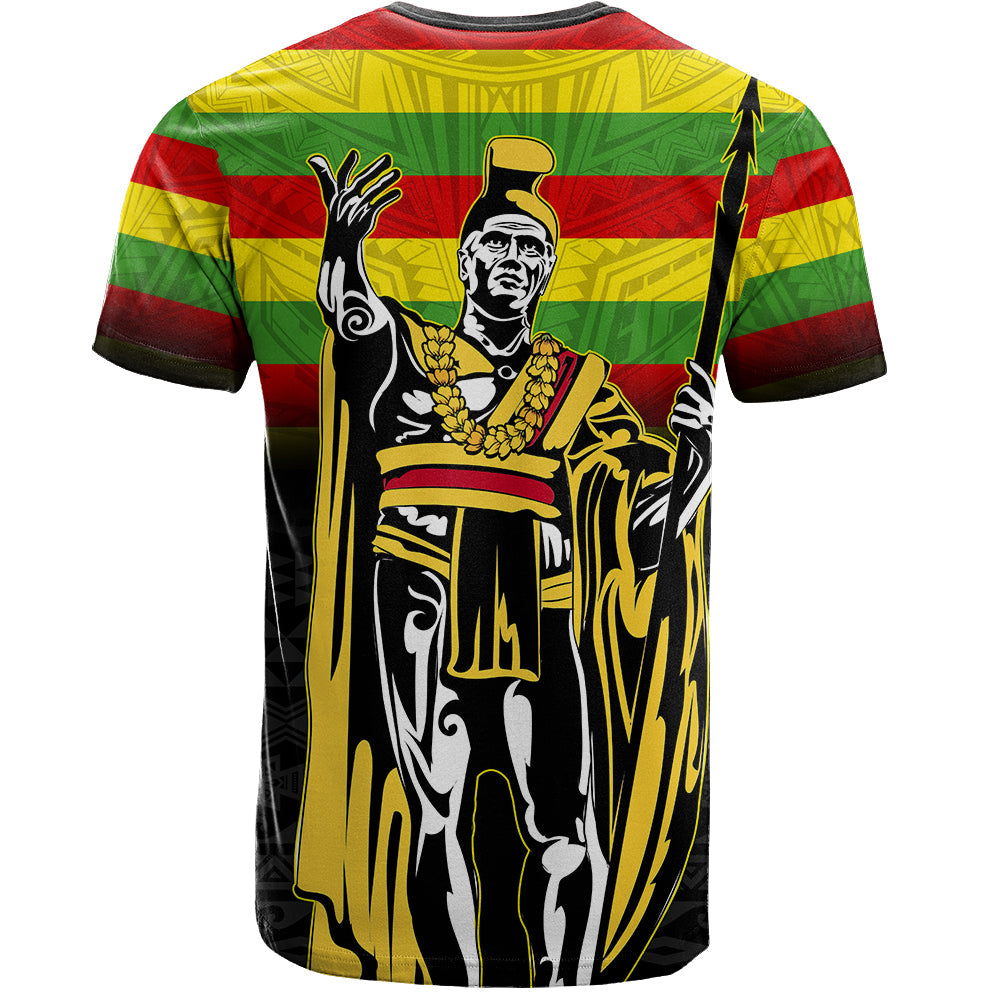 King Kamehameha Hawaii T-Shirt Hawaii Flag Kanaka Maoli Tribal Tattoo Shirt