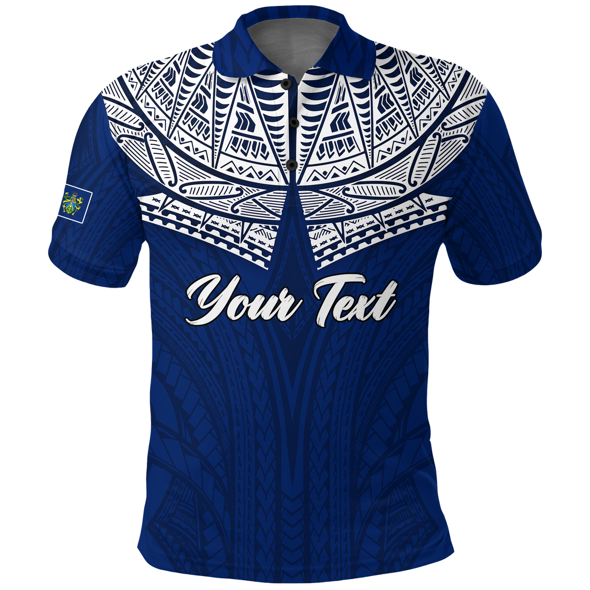 Custom Personalised Pitcairn Islands Pride Polo Shirt -