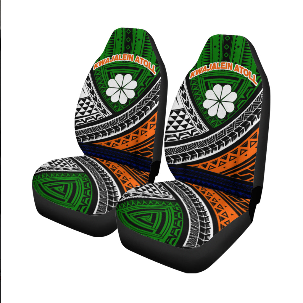 Kwajalein Atoll Tribal Pattern Car Seat Covers