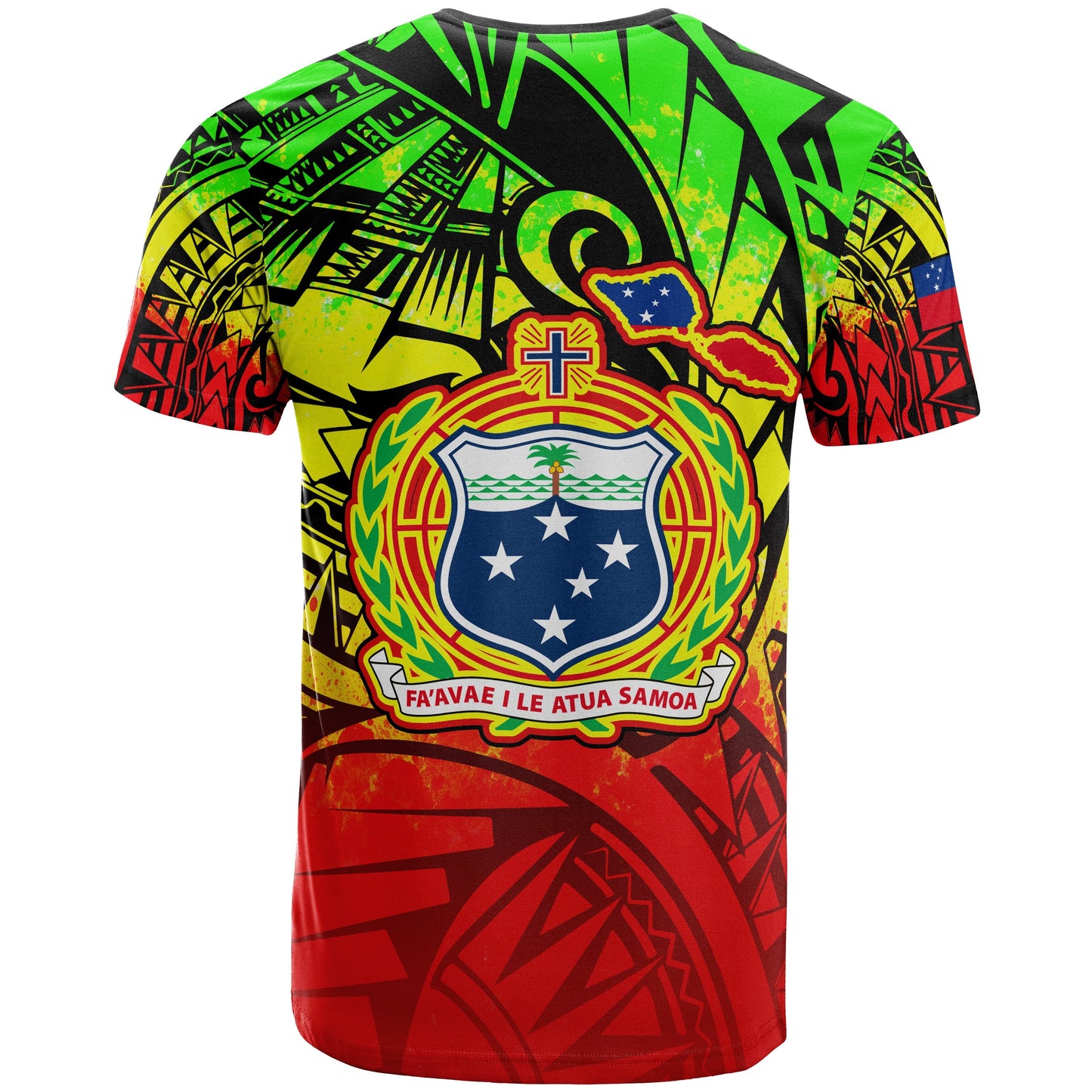 Samoa Polynesian T - Shirt - Independence Day Reggae Version