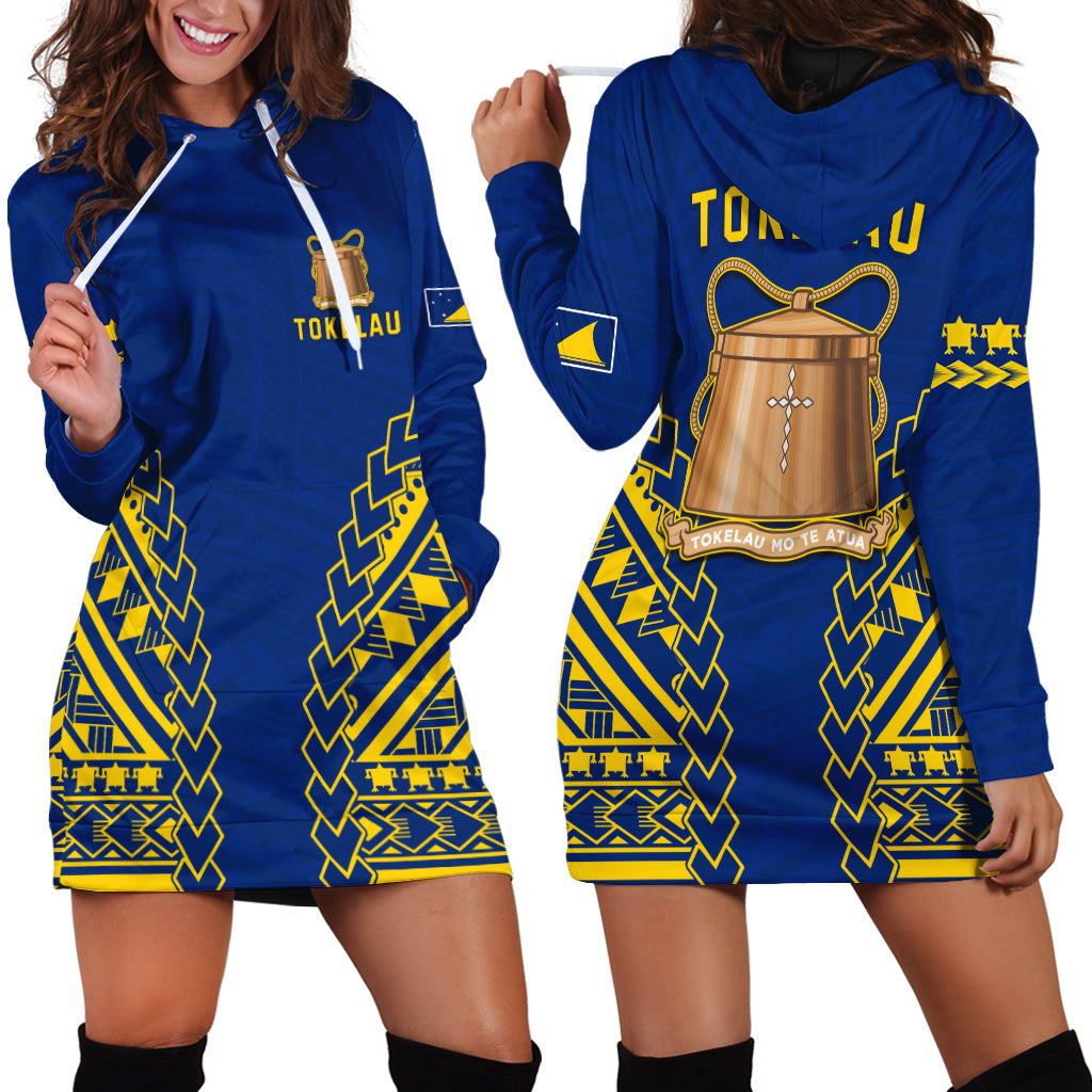Tokelau Polynesian Hoodie Dress