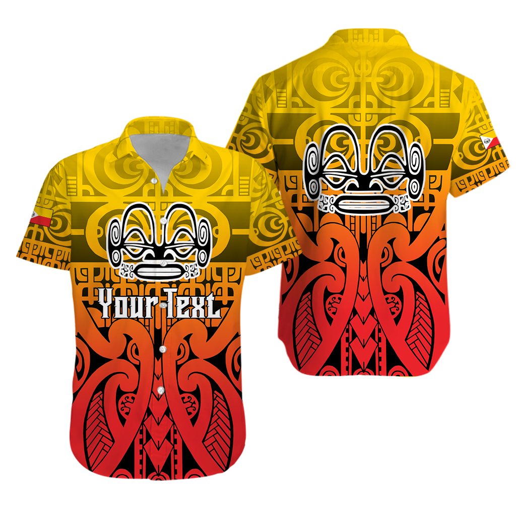 Custom Personalised Marquesas Islands Marquesan Tattoo Hawaiian Shirt -