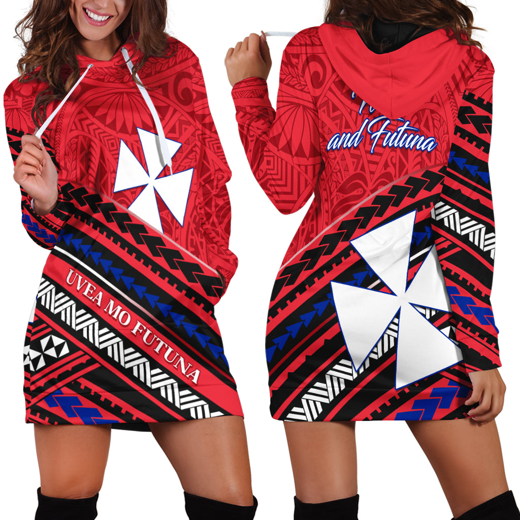 Wallis and Futuna Hoodie Dress Creative Polynesian