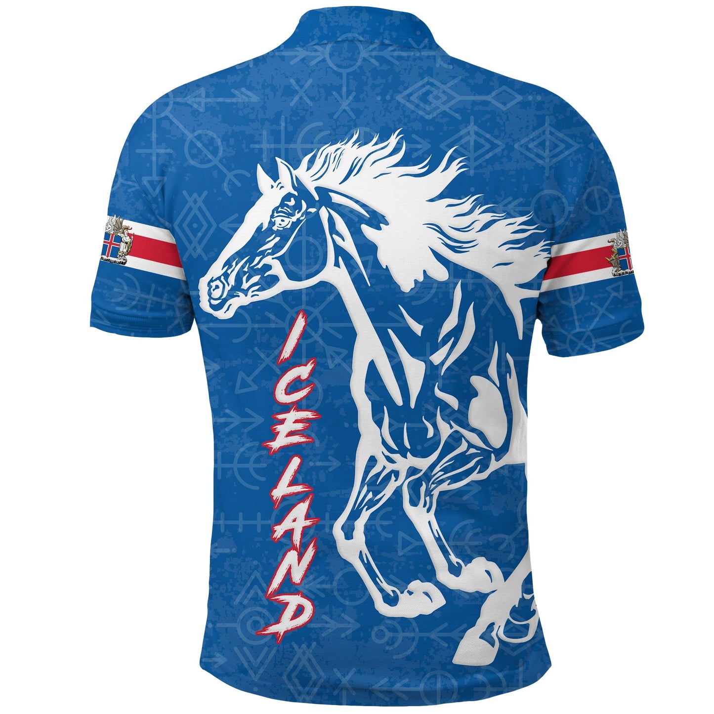 Icelandic Horse Pride Polo Shirt LT12
