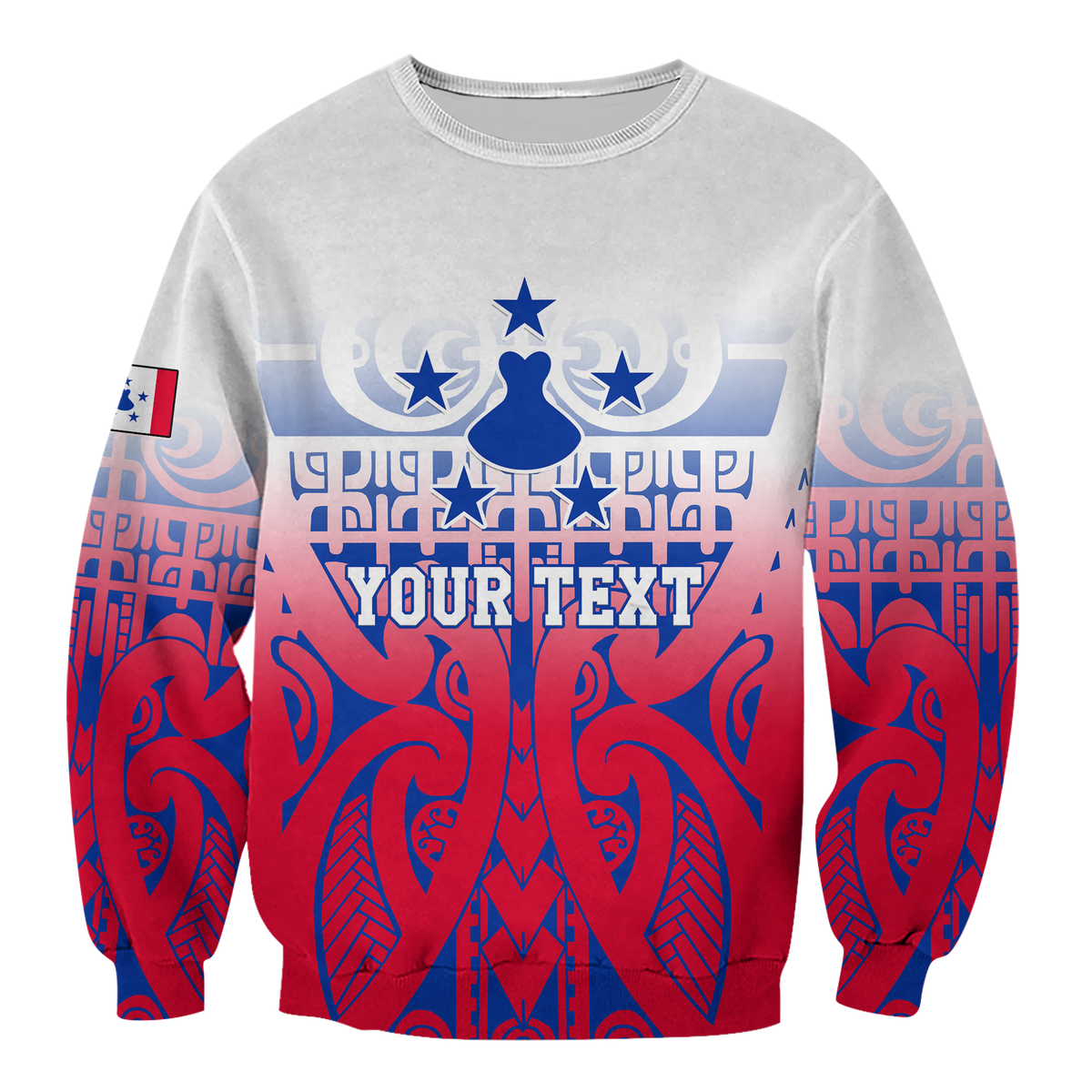 Custom Personalised Austral Islands Tribal Tattoo Sweatshirt
