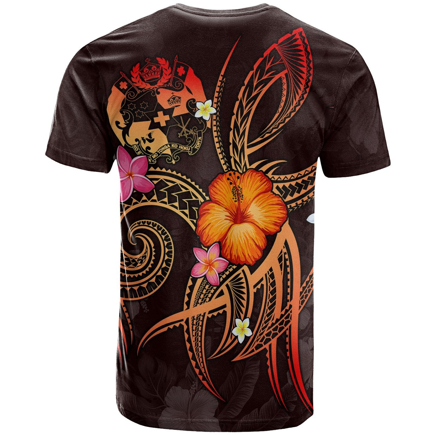 Tonga Polynesian Personalised T-shirt Legend of Tonga (Red)