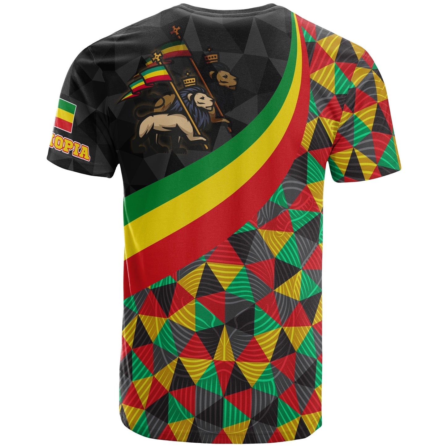 Ethiopia T Shirt Ethiopia Rasta Lion