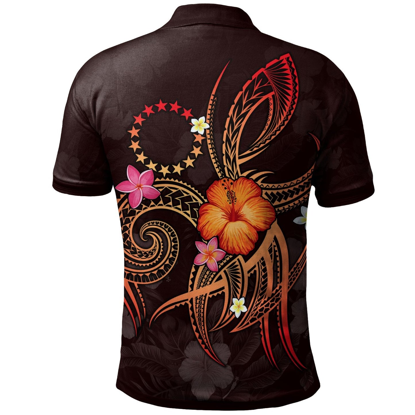 Cook Islands Polynesian Polo Shirt - Legend of Cook Islands Red