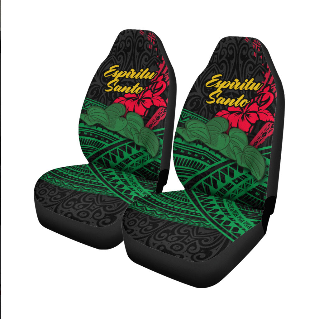 Vanuatu Espiritu Santo Car Seat Covers Kava With Hibiscus
