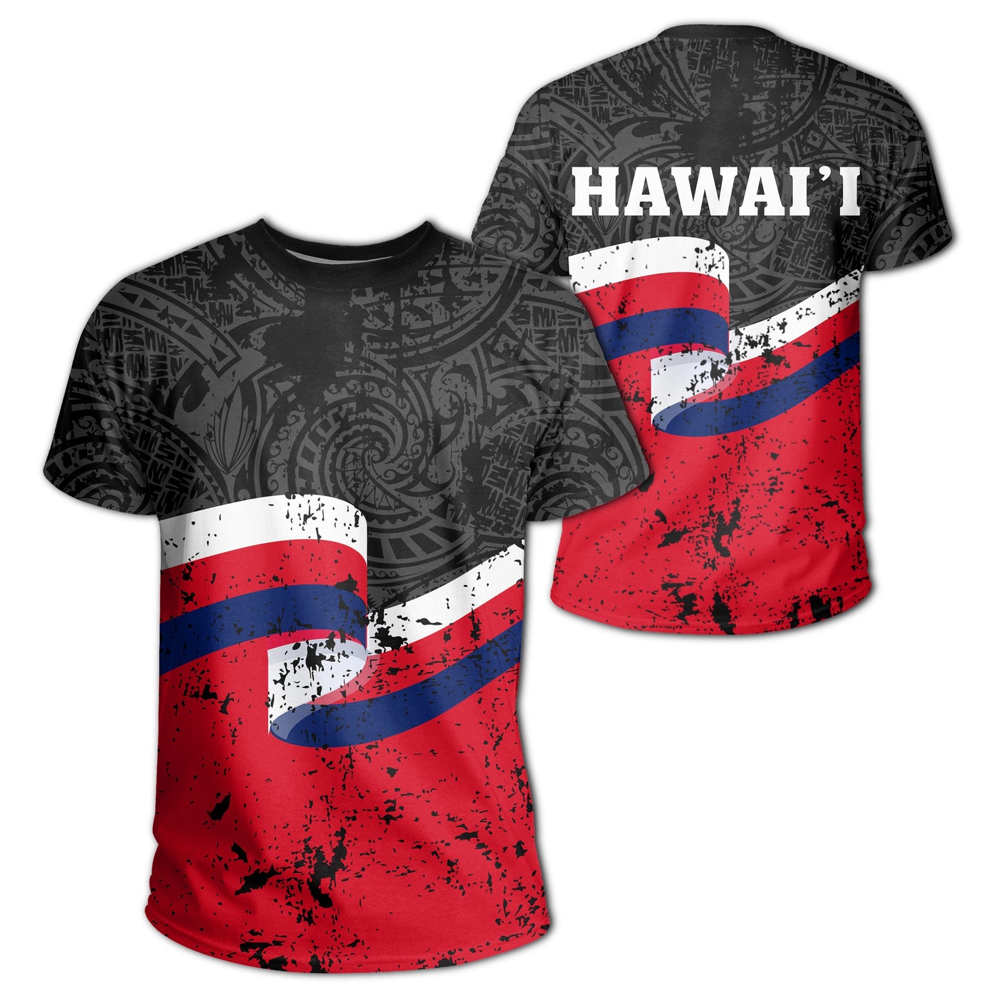 Hawaii Flag Polynesian T-shirt