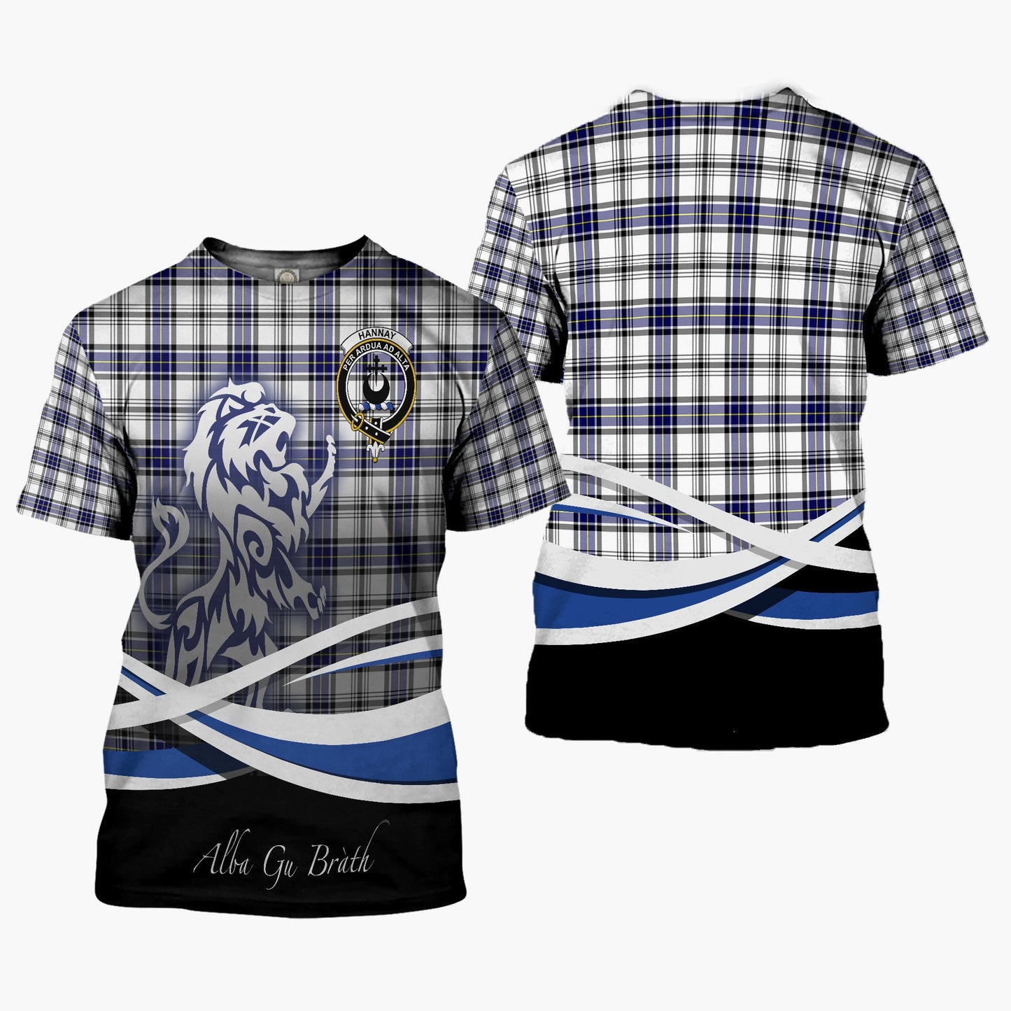 Printivon Hannay Clan Crest Alba Gu Brath T Shirt Scotland Gift
