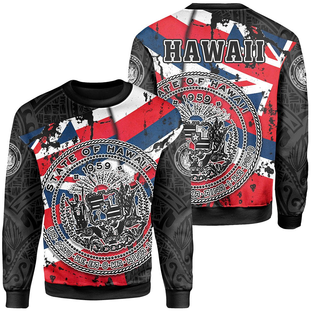 Hawaii State Crewneck Sweatshirt My Blood
