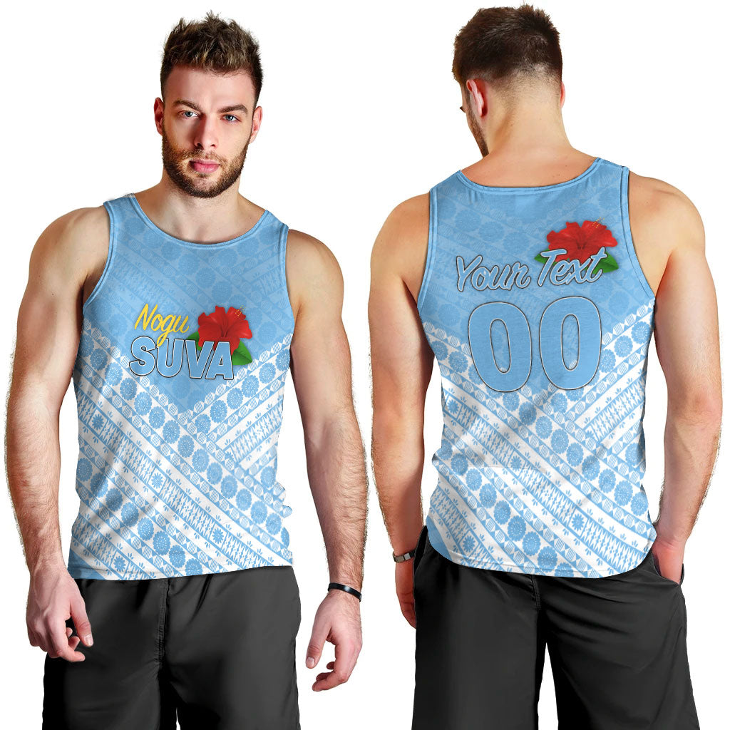 Custom Personalised Fiji Suva Rugby Men Tank Top Tapa Pattern