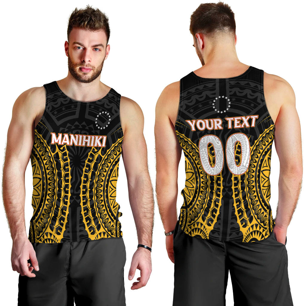 Custom Personalised Cook Islands Manihiki Men Tank Top Tribal Pattern