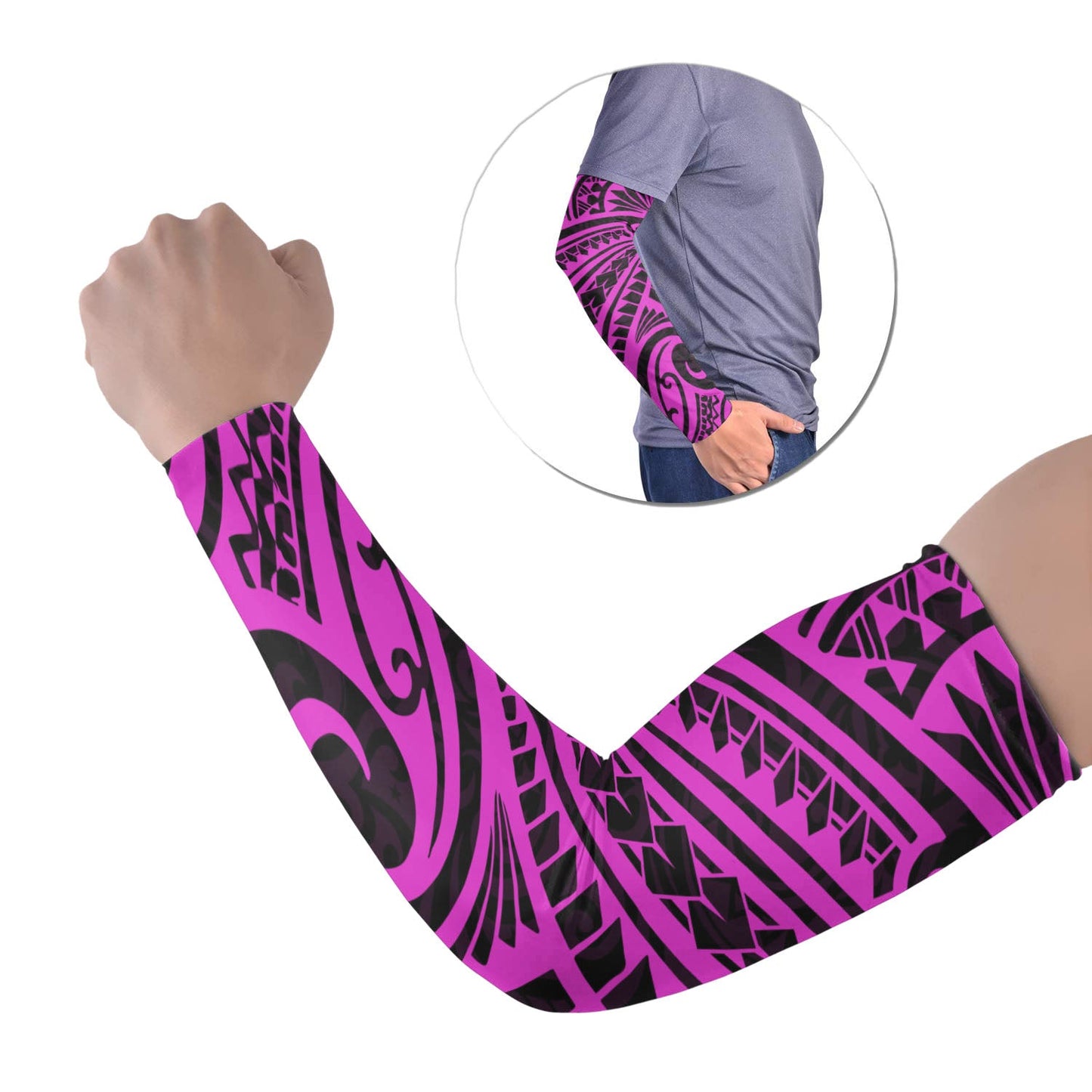 Polynesian Tribal Tattoo Arm Sleeve 43 (Set of Two) No.5