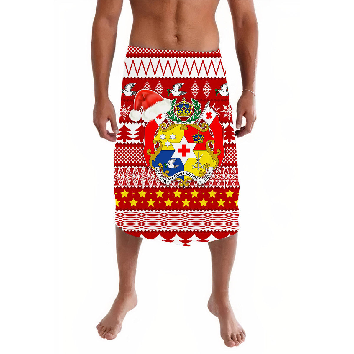 Tonga Kilisimasi Fiefia Lavalava Merry Christmas with Tongan Pattern Ver.01