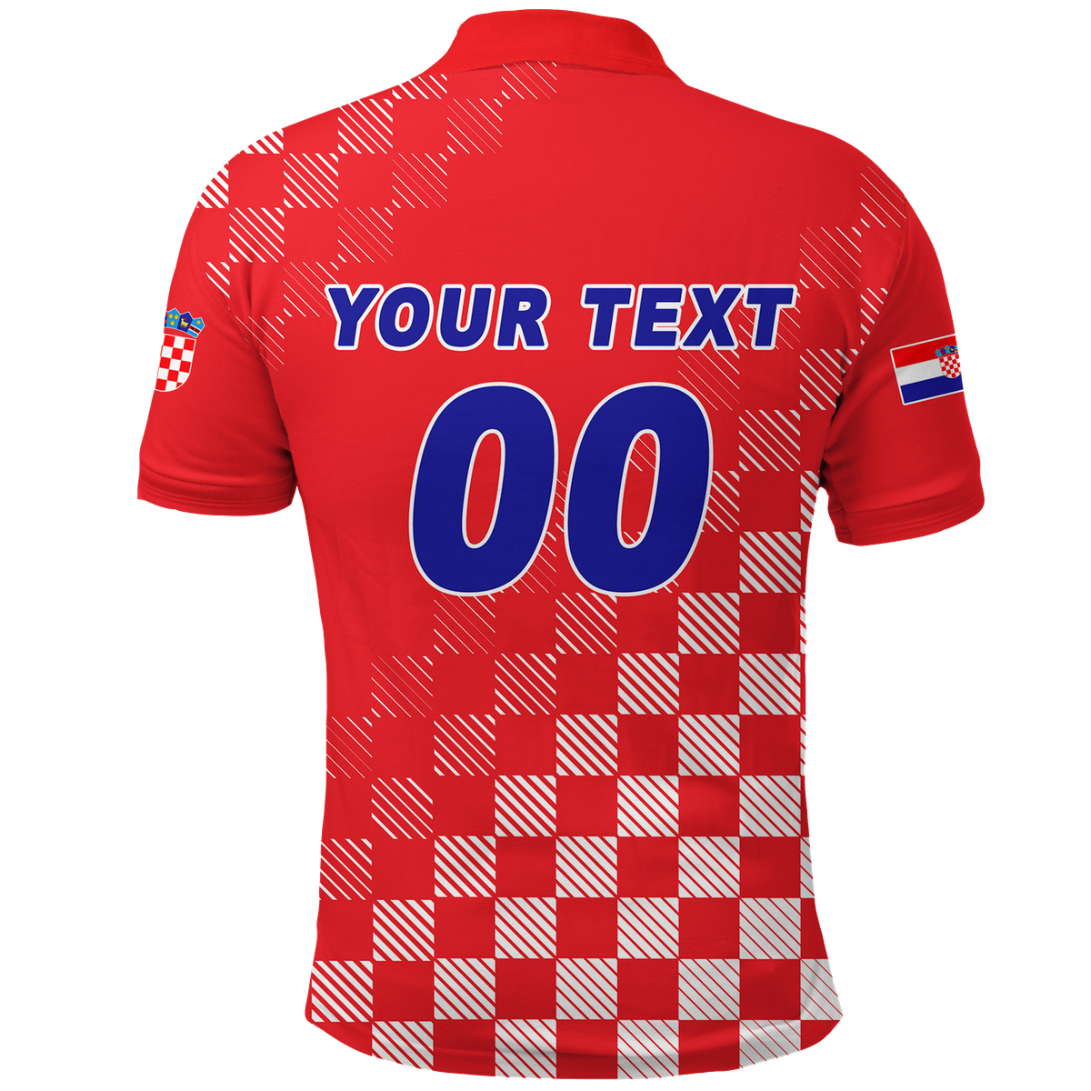 Custom Croatia Polo Shirt Football 2022 Champions Pride Red