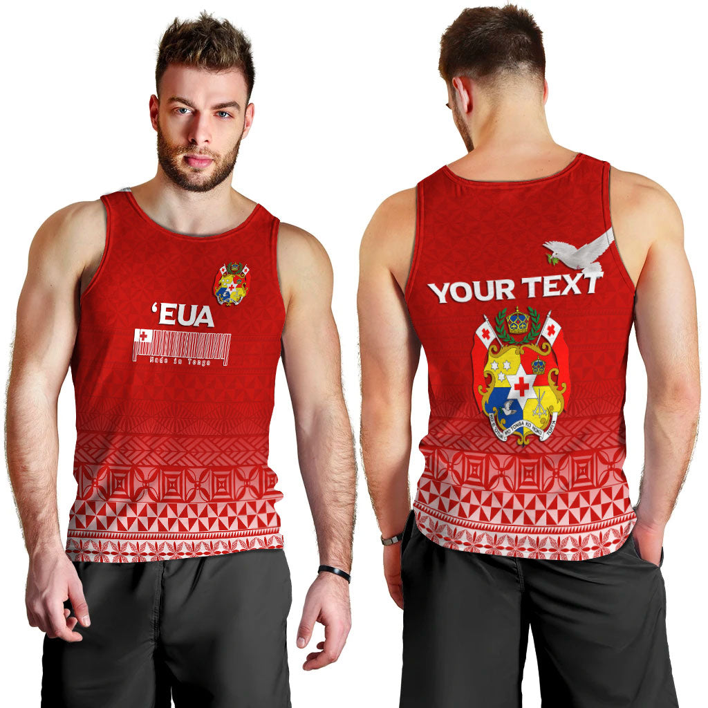 Custom Personalised Tonga Eua Men Tank Top Tongan Pattern