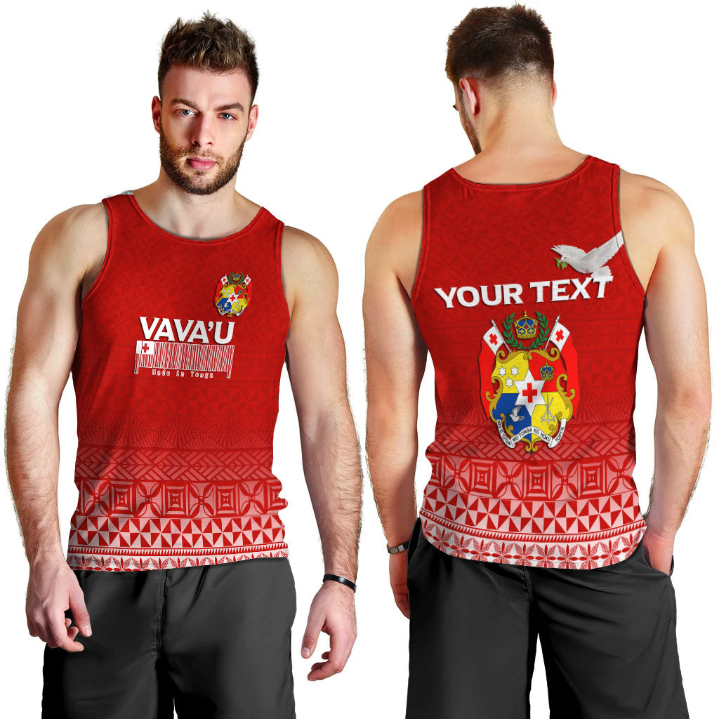 Custom Personalised Tonga Vavau Men Tank Top Tongan Pattern