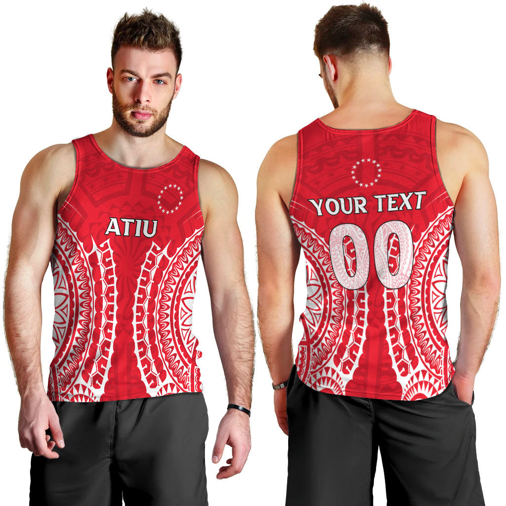 Custom Personalised Cook Islands Atiu Men Tank Top Tribal Pattern
