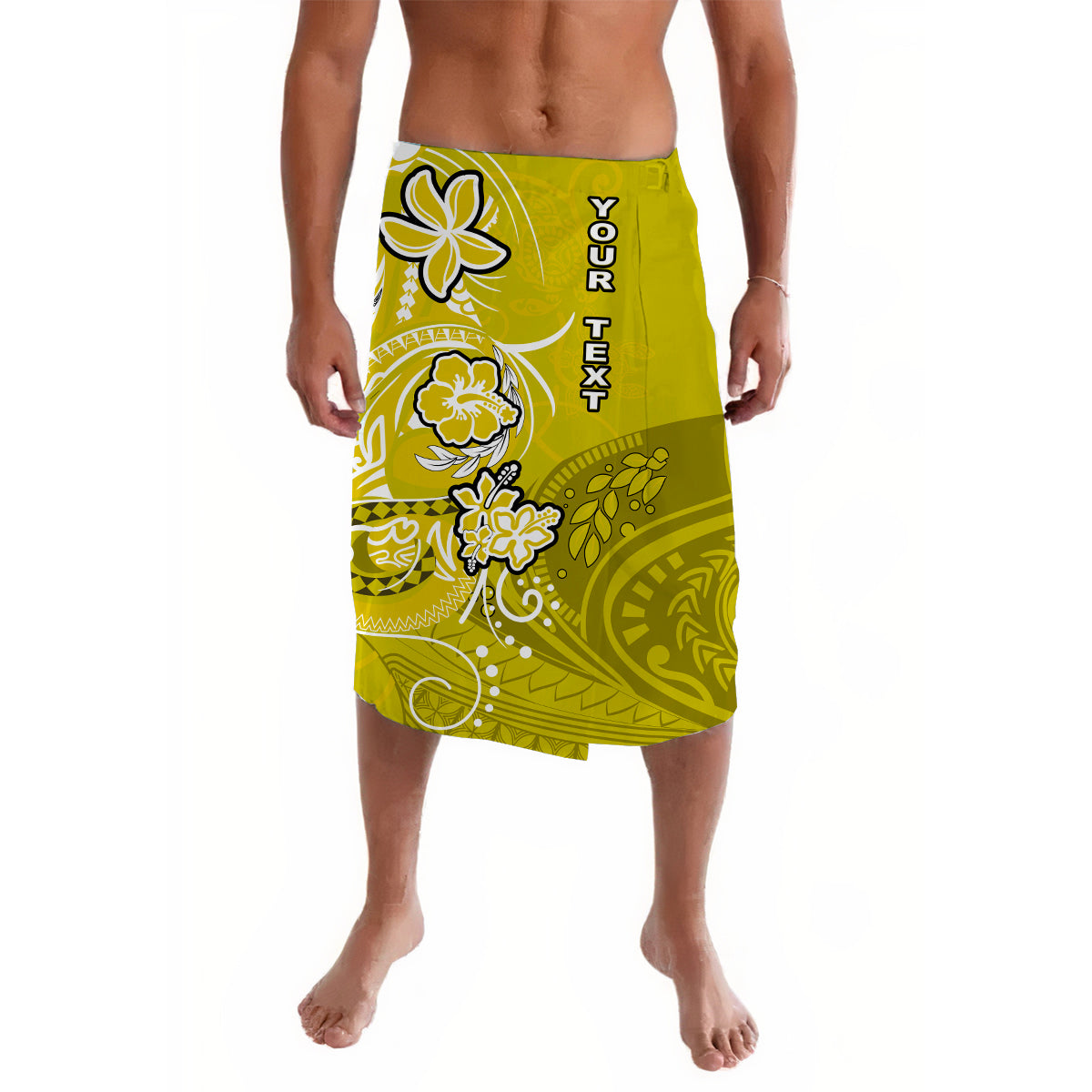 (Custom Personalised) Polynesian Lavalava Be Unique Gold