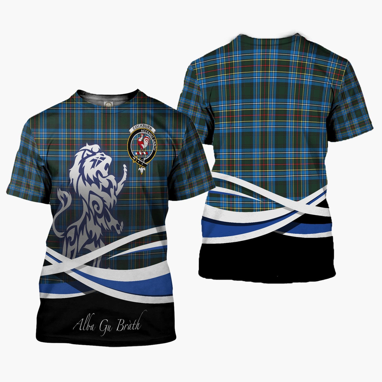Printivon Cockburn Clan Crest Alba Gu Brath T Shirt Scotland Gift
