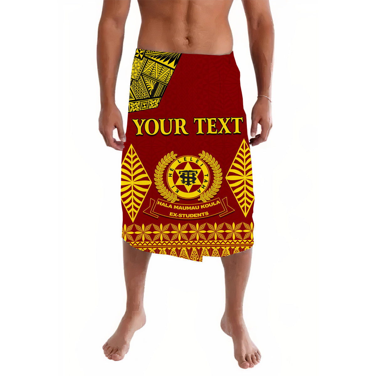 (Custom Personalised) Tonga High School Lavalava Tongan Ngatu