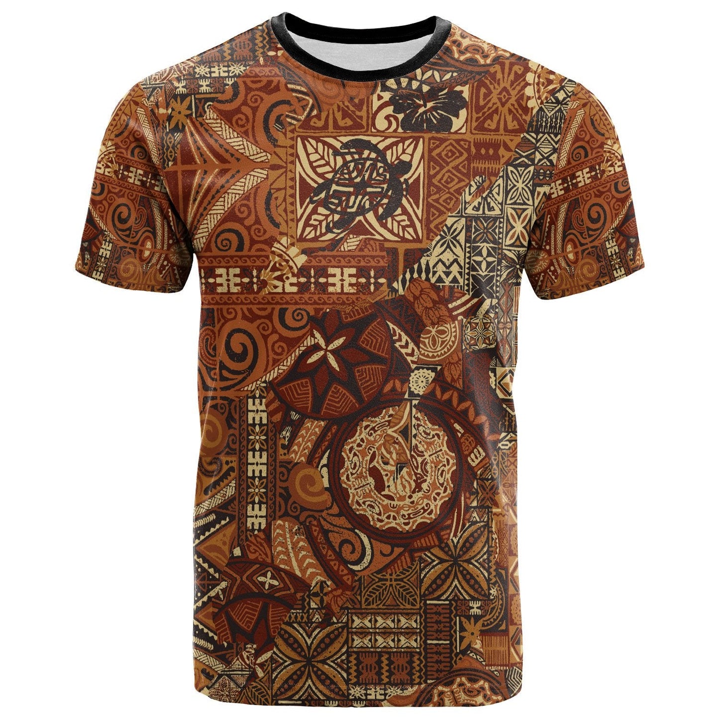 Polynesian Shirt Vintage Tapa Pattern