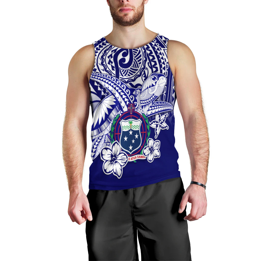 Samoa Polynesian Men Tank Top Samoan Loved Turtles