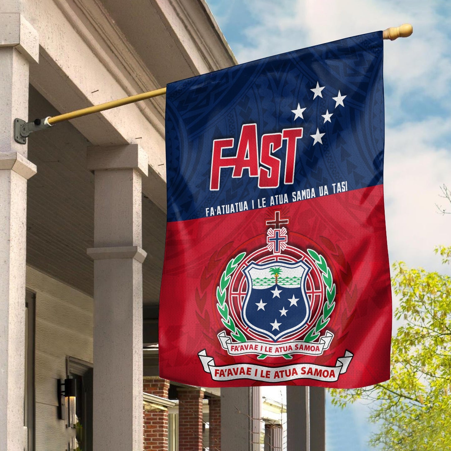 F.A.S.T Samoa Flag Polynesian Enthusiasm Ver.02