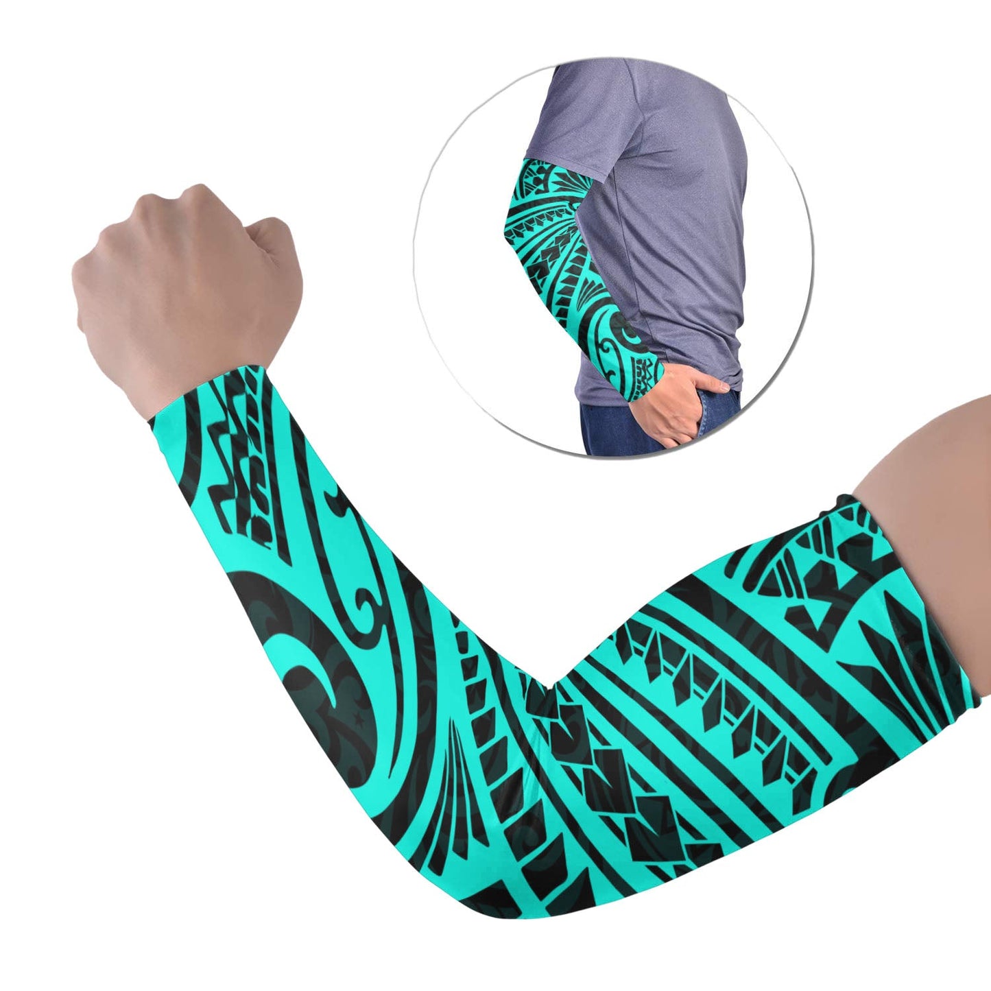 Polynesian Tribal Tattoo Arm Sleeve 43 (Set of Two) No.4
