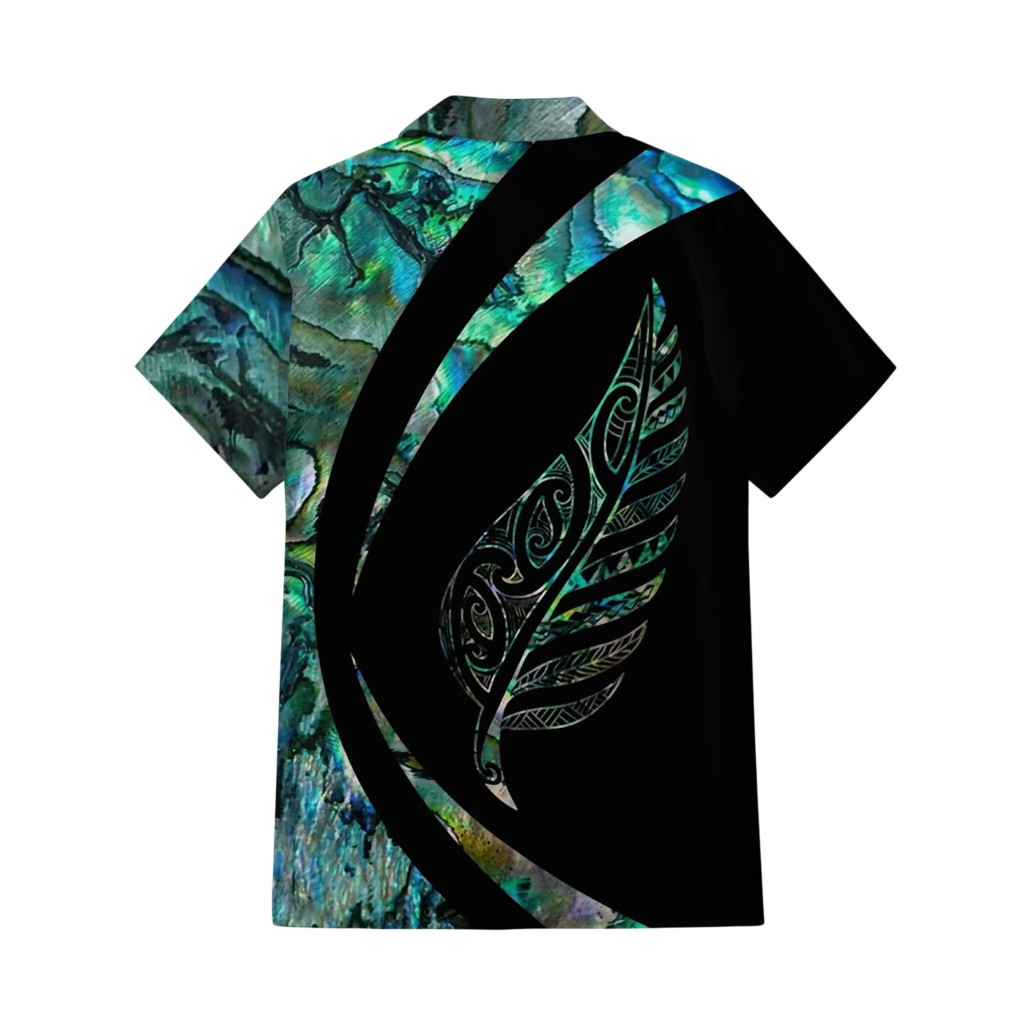 New Zealand Matching Outfit For Couple Curve Style Puletasi Dress And Hawaiian Shirt For Her Him