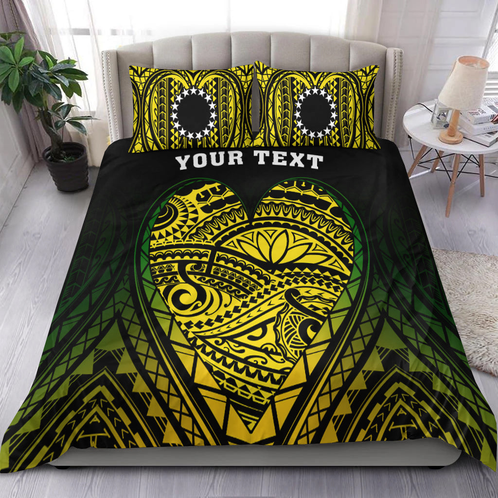 (Custom Personalised) Cook Islands Pattern Bedding Set Always In My Heart
