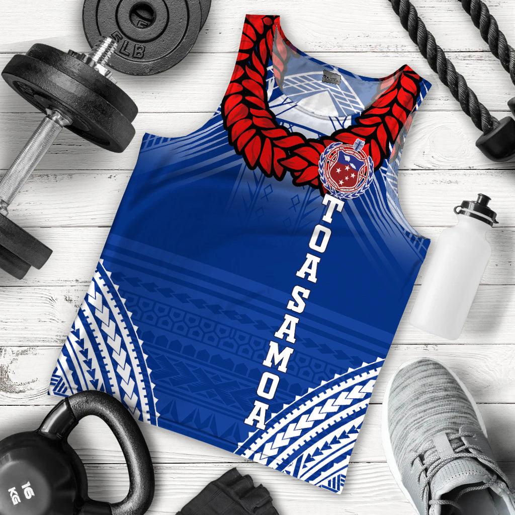 Toa Samoa Rugby Ula Fala Art Men Tank Top