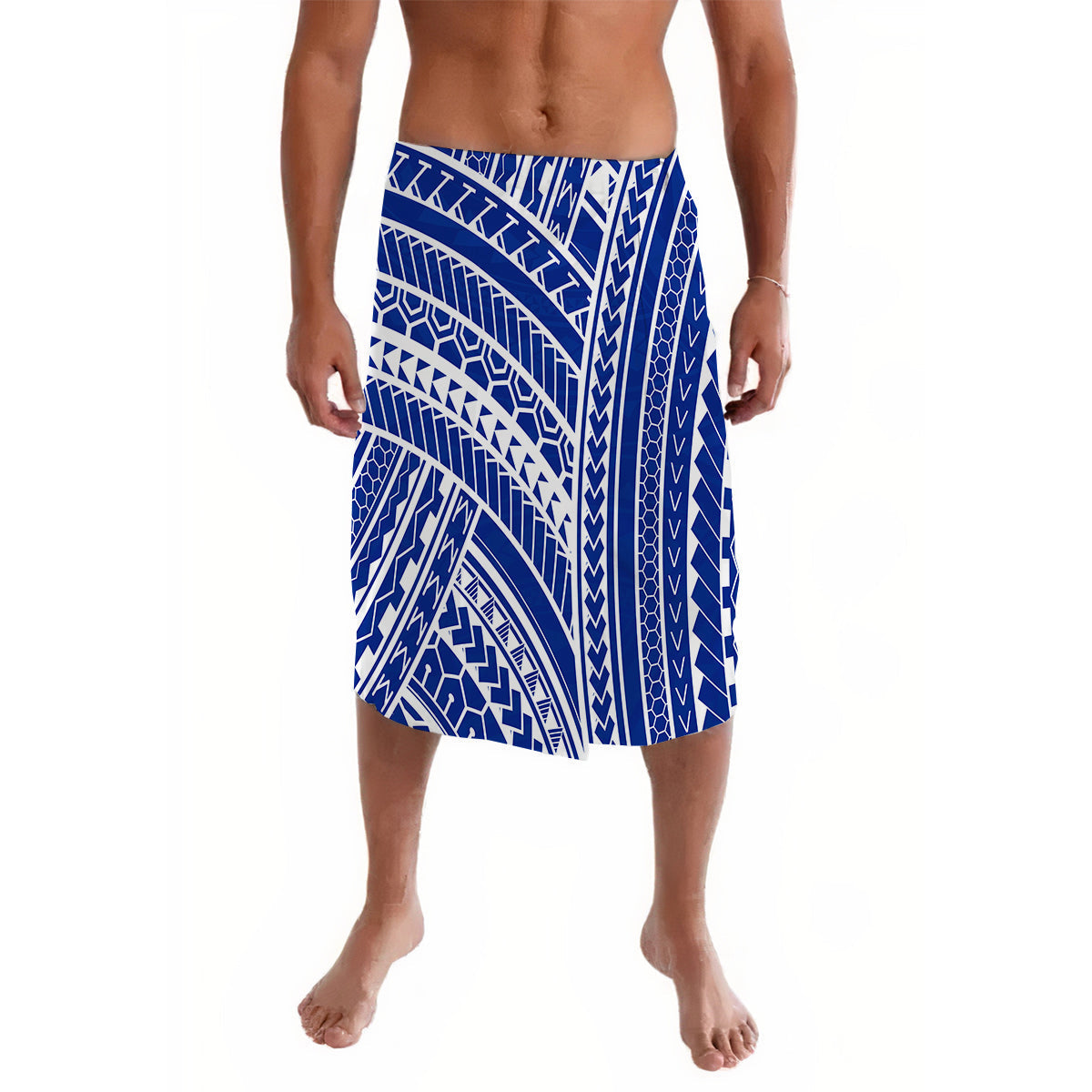 Polynesian Lavalava Simple Ver.01 Blue