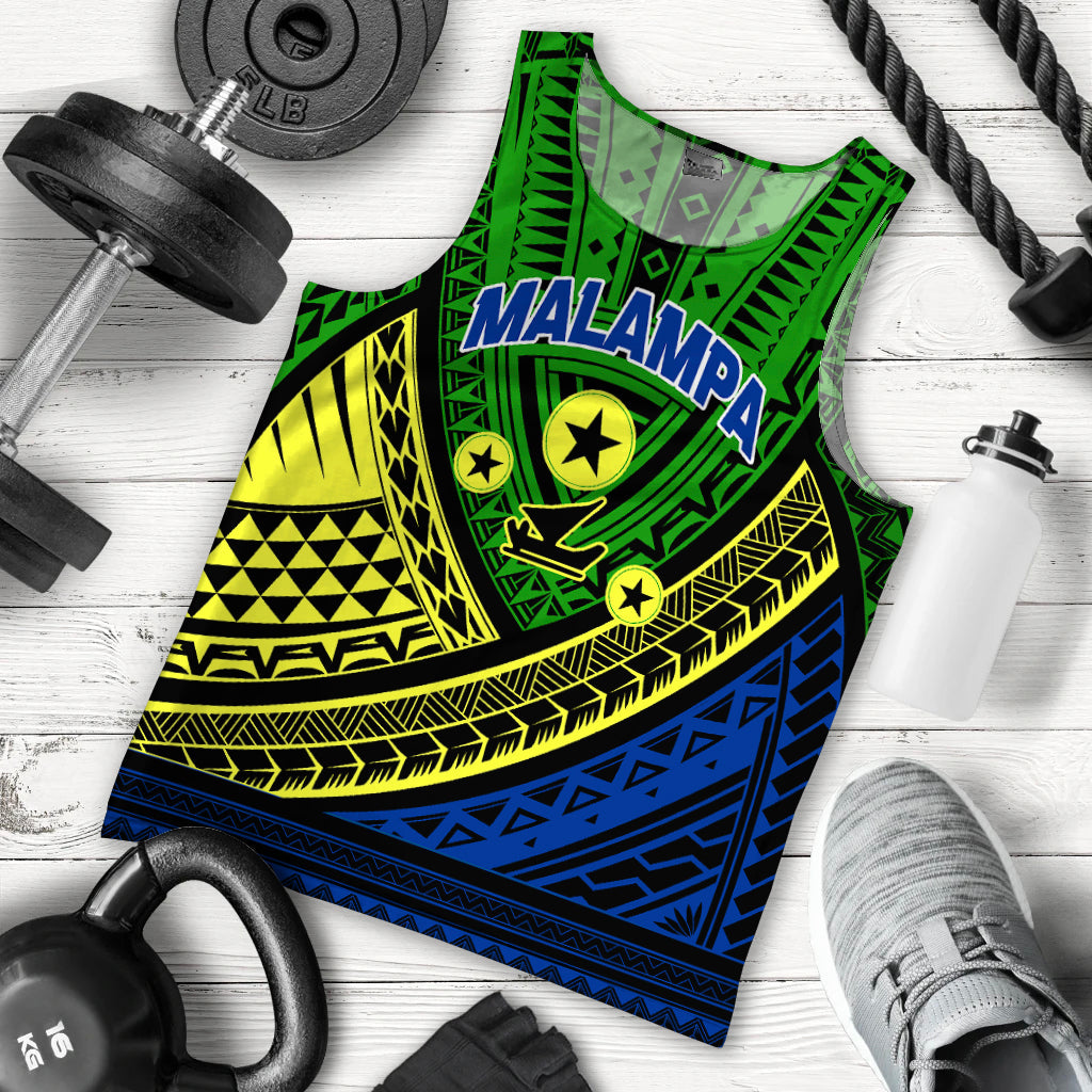 Vanuatu Malampa Province Tribal Pattern Men Tank Top
