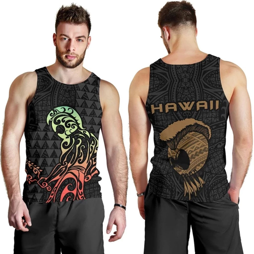 Hawaii Warrior And Helmet Men's Tank Top