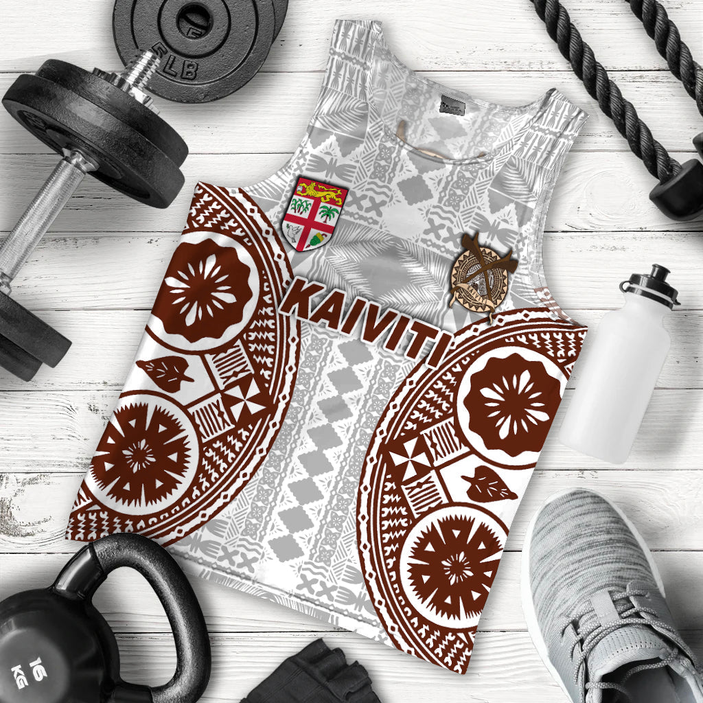 Fiji Kaiviti Tapa Pattern Men Tank Top