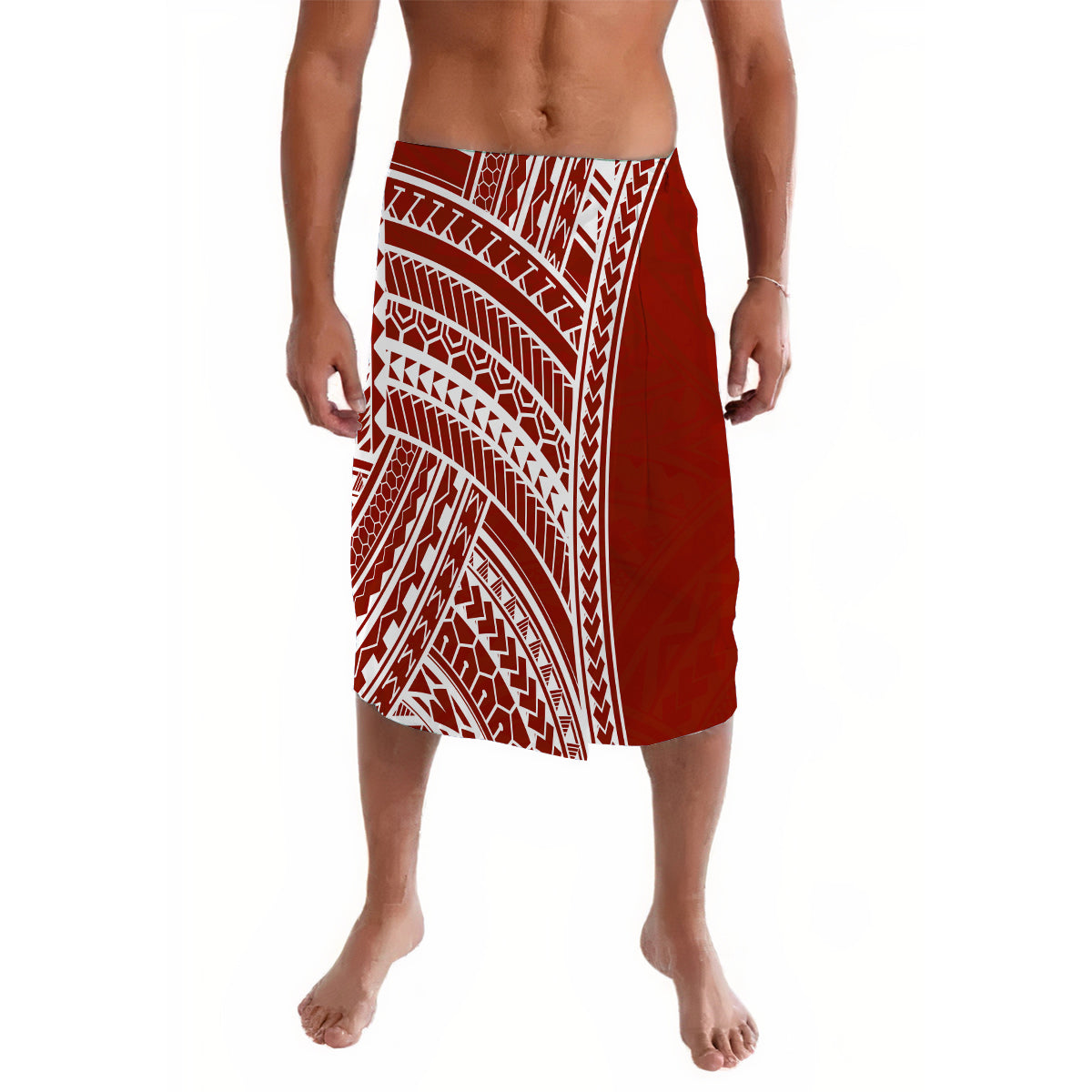 Polynesian Lavalava Simple Ver.02 Red