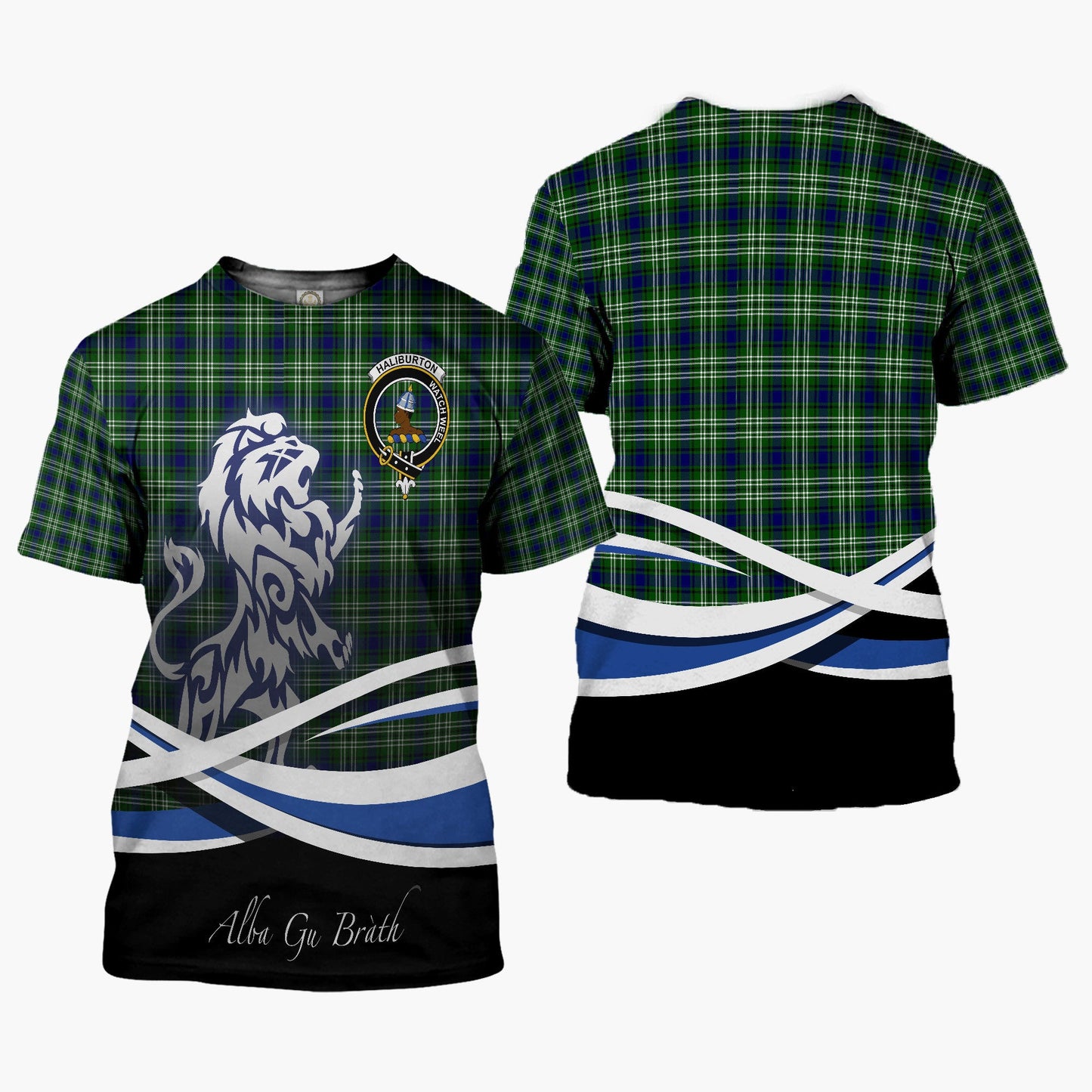 Printivon Haliburton Clan Crest Alba Gu Brath T Shirt Scotland Gift