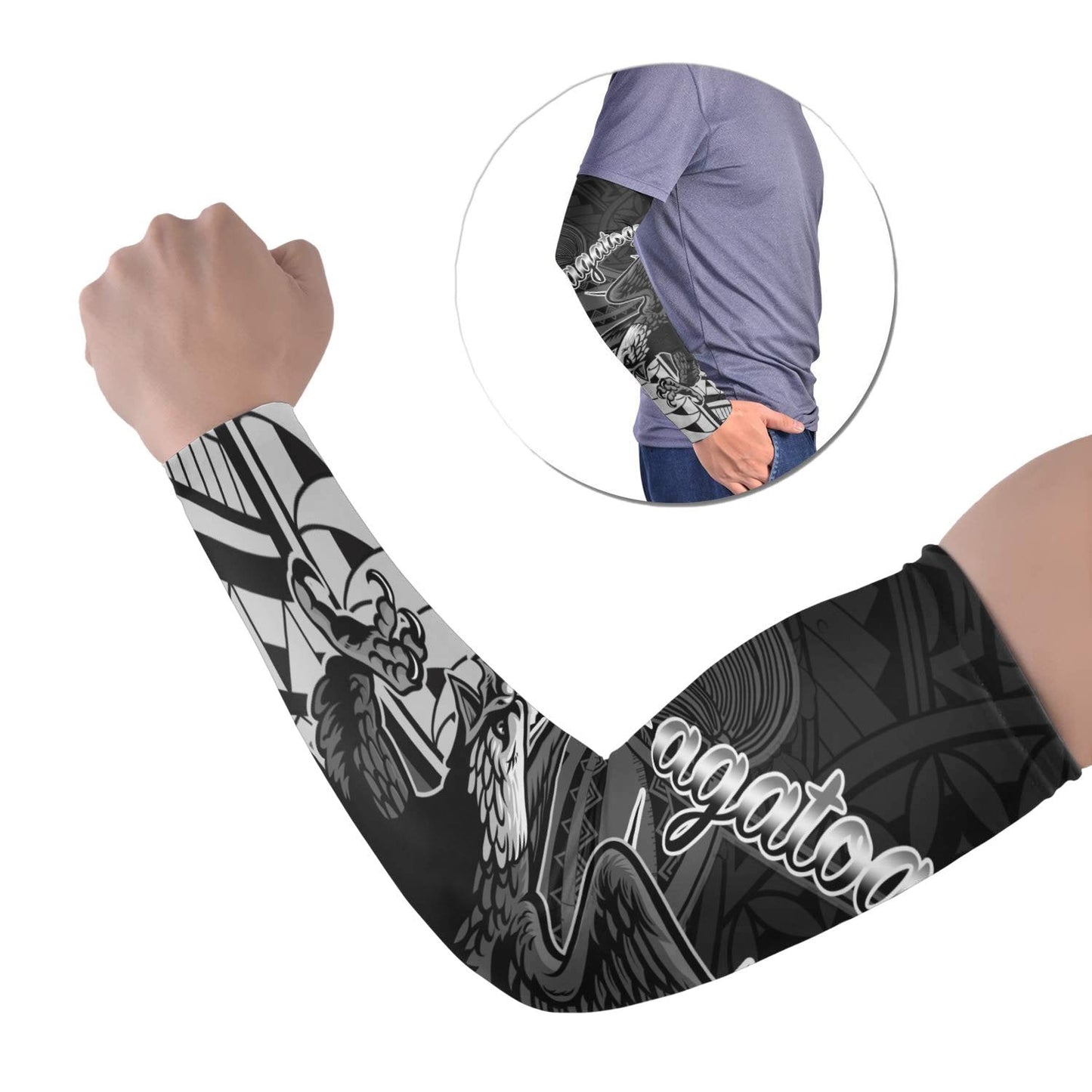 American Samoa Arm Sleeve - Fagatogo Polynesian Patterns(Set of 2)