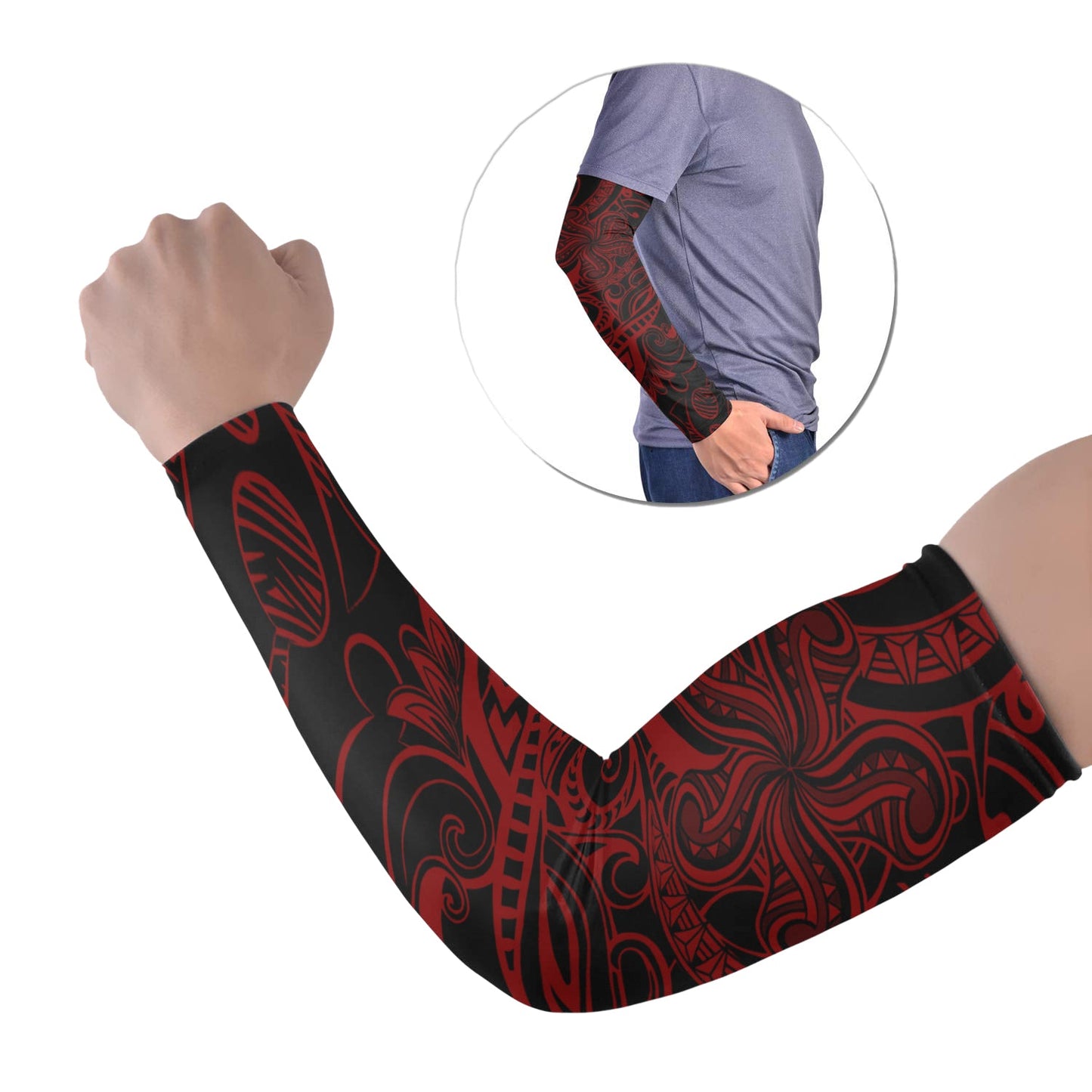 Polynesian Tattoo Arm Sleeve 43 (Set of Two) No.2