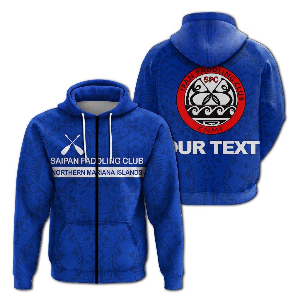 ( Personalised) Saipan Paddling Club Spc Zip Up Hoodie