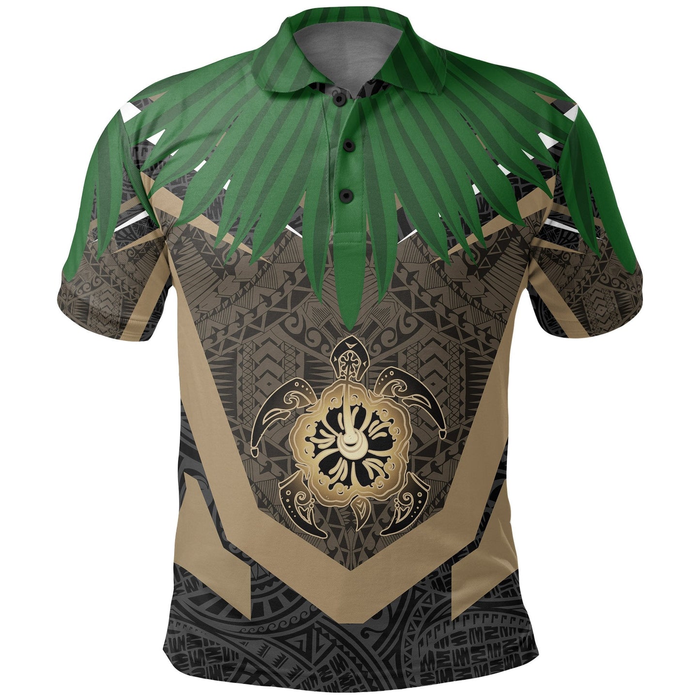 Polynesian Polo Shirt - Polynesian Tribal Style - A7