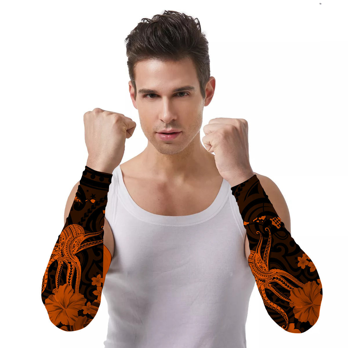 Arm Sleeves (Set of Two) Polynesia Octopus Ver.08