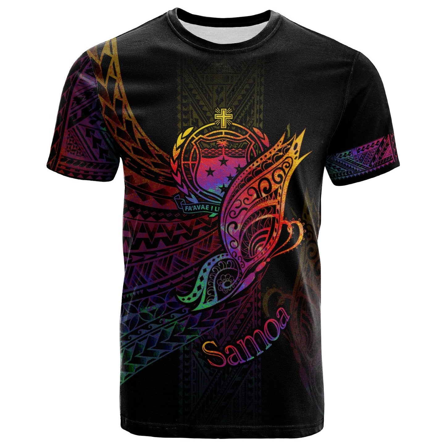 Samoa T - Shirt - Butterfly Polynesian Style