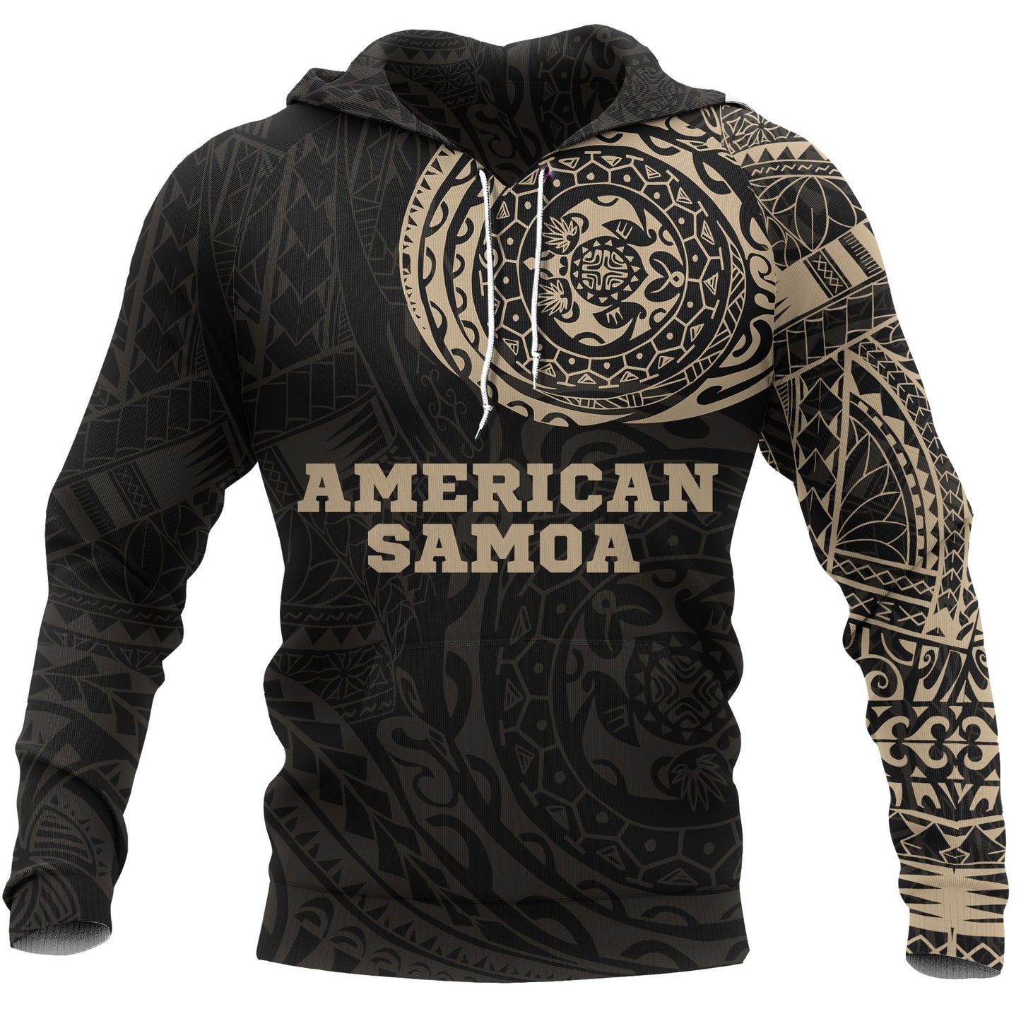 American Samoa Hoodie American Samoa Polynesian Tattoo Style