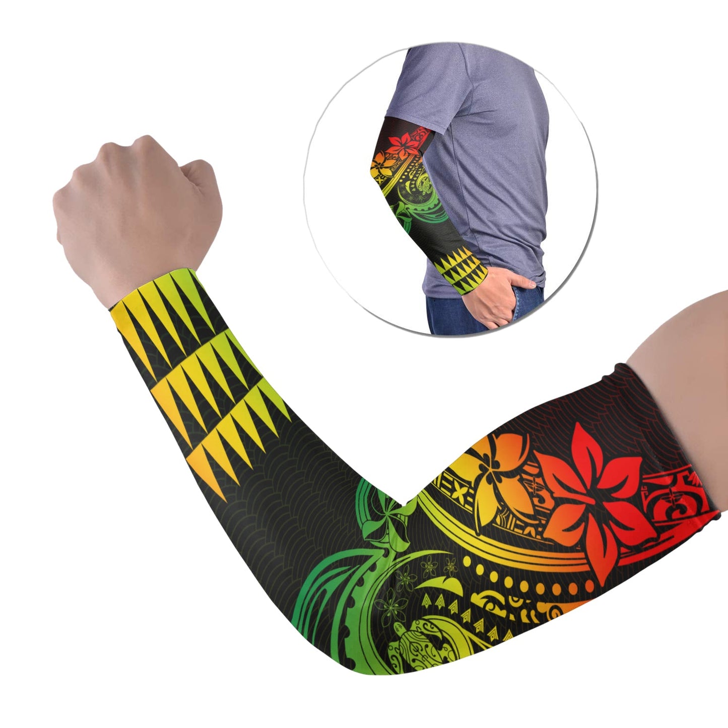 Kakau Hawaiian Polynesian Arm Sleeve 43 (Set of Two) Reggage