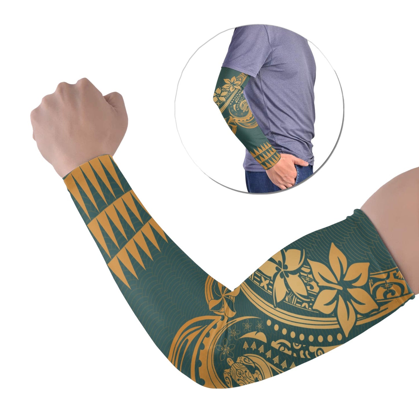 Kakau Hawaiian Polynesian Arm Sleeve 43 (Set of Two)