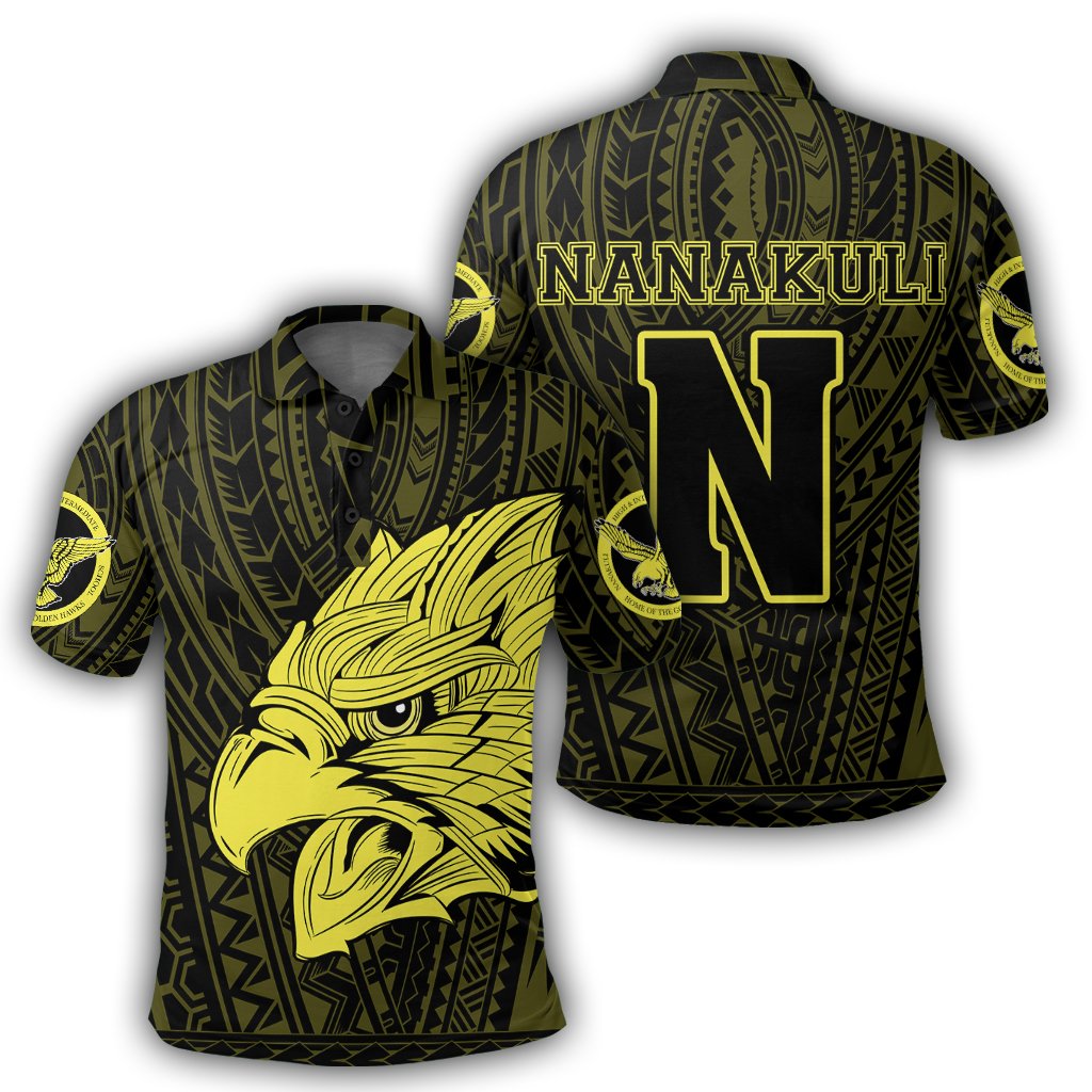Hawaii Polo Shirt - Nanakuli High School Hawk Polynesian Polo Shirt - AH